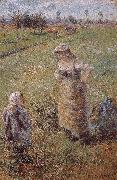Camille Pissarro woman with children china oil painting artist
